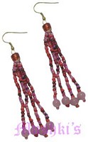 Glass Beaded Earring - click here for large view